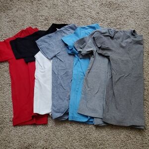 Boys 6/7 Small Short Sleeve Shirt Bundle of 6 Casual School Outdoor Active   Goo
